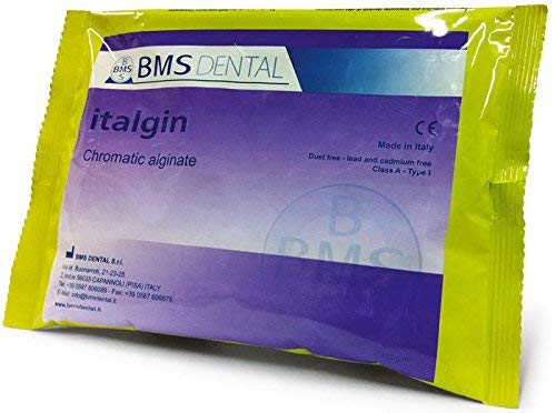Paquete de 450 g Alginato Cromático Italgin Grado Dental Moldura de Mano Pie Bebé Casting
