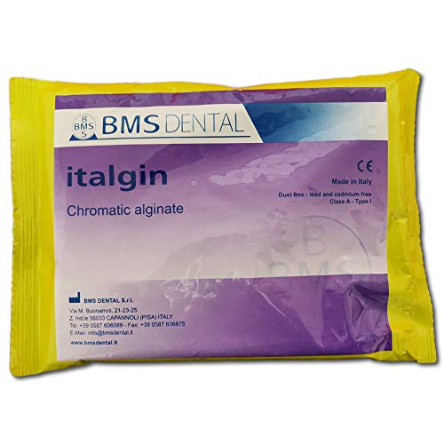 Paquete de 450 g Alginato Cromático Italgin Grado Dental Moldura de Mano Pie Bebé Casting