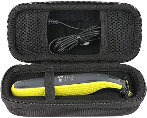 para Philips OneBlade QP2530/30 20 Hybrid Recortador shaver Duro Viaje Estuche Bolso Funda by Khanka