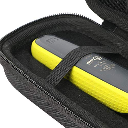 para Philips OneBlade QP2530/30 20 Hybrid Recortador shaver Duro Viaje Estuche Bolso Funda by Khanka