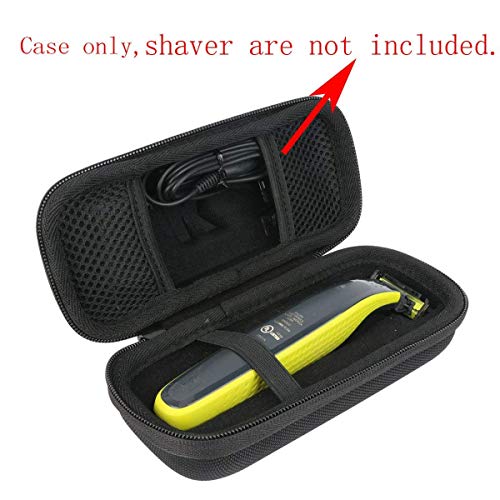 para Philips OneBlade QP2530/30 20 Hybrid Recortador shaver Duro Viaje Estuche Bolso Funda by Khanka