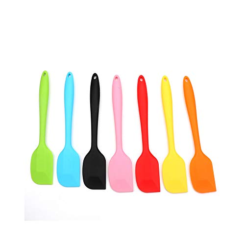 Para tartas de colores crema mantequilla espátula rasqueta para mezclar masa de horneado de silicona cepillo herramientas