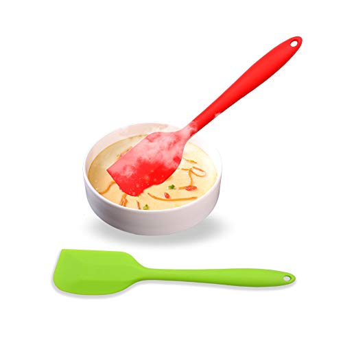 Para tartas de colores crema mantequilla espátula rasqueta para mezclar masa de horneado de silicona cepillo herramientas