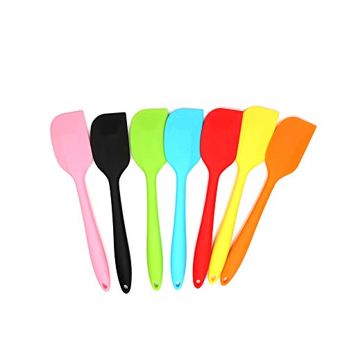 Para tartas de colores crema mantequilla espátula rasqueta para mezclar masa de horneado de silicona cepillo herramientas