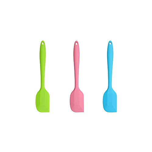 Para tartas de colores crema mantequilla espátula rasqueta para mezclar masa de horneado de silicona cepillo herramientas