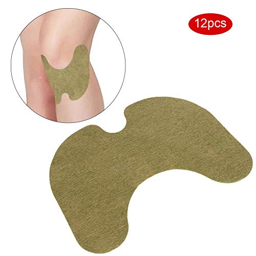 Parche de moxibustión autocalentable de 12 Uds, Parche de moxibustión para aliviar el dolor de rodilla, parche para el cuidado de la salud, promover la circulación sanguínea local