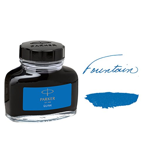 Parker Quink Bote de tinta 57ml azul real lavable - Envase de 1