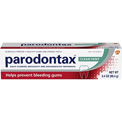 parodontax Parodontax sanguinamento delle gengive e gengivite Dentifricio, Pulito menta, 3.4 Ounce