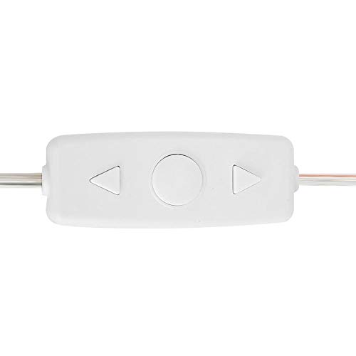 Pasamer Luces De Espejo De Maquillaje, 10 Bombillas Vanity Led Luces De Espejo De Maquillaje Bombilla Regulable Tonos CáLidos Y FríOs Ajustables Cadena De Luz