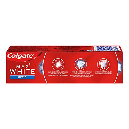 Pasta dentífrica de Colgate Max White One Optic, 75 ml