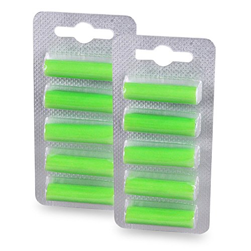 PATONA 10x Varillas Aromáticas Desodorante Barras Aroma compatible con Aspiradora con Bolsa verde bosque