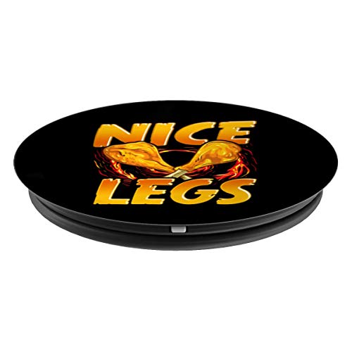Pavo Pun Nice Legs Drumstick PopSockets Agarre y Soporte para Teléfonos y Tabletas