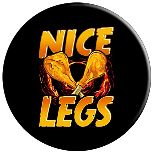 Pavo Pun Nice Legs Drumstick PopSockets Agarre y Soporte para Teléfonos y Tabletas