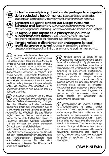 Paw Patrol Mini Kit De Primeros Auxilios Para Niños, Incluye Tiritas y Toallitas (x22)