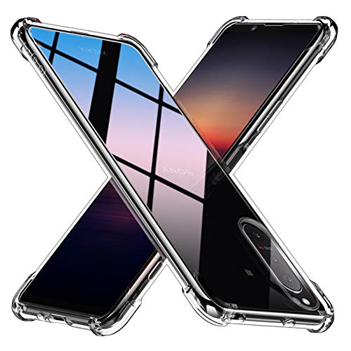 Peakally Funda Sony Xperia 5 II Carcasa, Sony Xperia 5 II Funda Silicona TPU Suave Ultrafino Smartphone Case [Anti-Caida y Resistente a arañazos] - Transparente