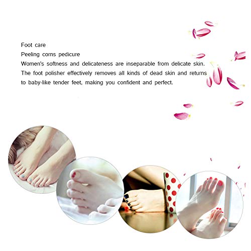 Pedicura Electrico Pies,de Rotación Suave Y Eficaz Cabezal,Lima De Uñas Eléctrica,3 Cabezales De Repuesto,Elimina Piel Seca Y Endurecida