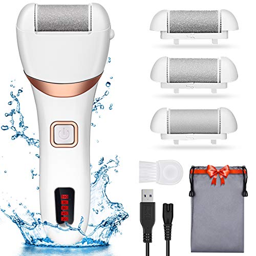 Pedicura Eléctrico,YBLNTEK Professional Lima elétrica pies electrica para pies Set de Manicura y Pedicura Para Pies Secos y Húmedos Elimina Fácilmente Callos y Piel