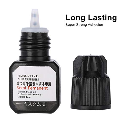 Pegamento profesional para extensión de pestañas: fijación extra fuerte, de larga duración, de secado rápido - Adhesivo de calidad profesional superior, sin formaldehído y sin látex - 7 ml