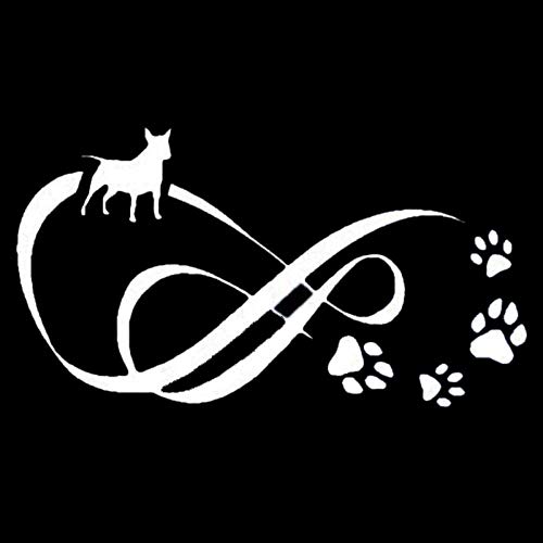 Pegatina de Coche 13.3 * 7.4CM Eternity Paw Print Motocicleta Coche Ventana Pegatinas Decorativas