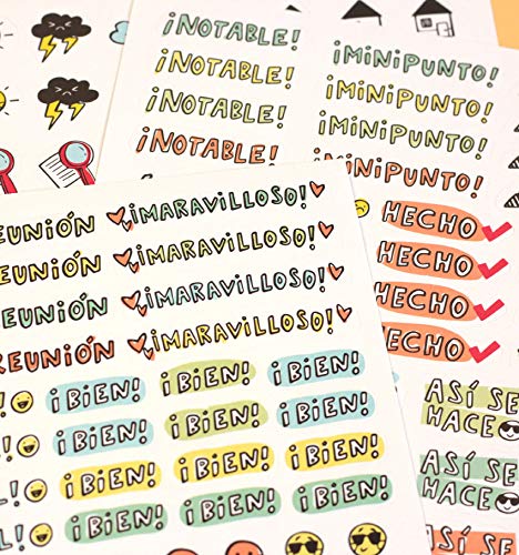 Pegatinas para agendas de Profesores