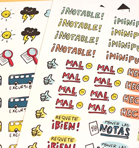 Pegatinas para agendas de Profesores