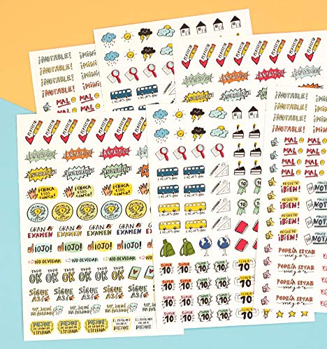 Pegatinas para agendas de Profesores