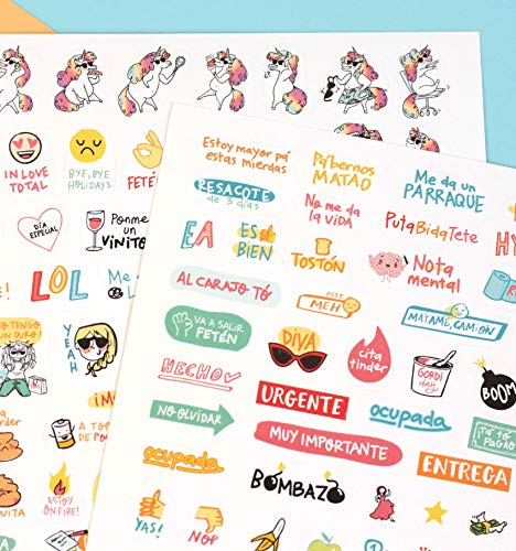 Pegatinas para agendas Fuera de Serie - Pedrita Parker