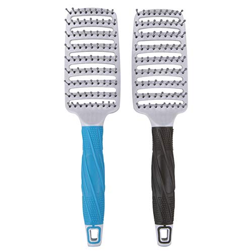 Peine Cepillos Para El Cabello Clásico Masaje Bicolor Vestido De Noche Peine Peine Del Pelo Forma Costillas Peine Maquillaje Peine Peine Herramientas De Peluquería, Gris