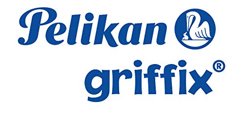 Pelikan 805612 Griffix - Pluma estilográfica con capuchón giratorio, tinta Azul, para zurdos, Azul