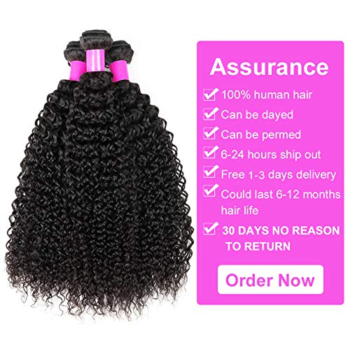 pelo humano rizado natural pelo humano brasileño cabello virgen brasileño extensiones de cabello color negro natural total 300g (100 +/-5g)/ pc 8 10 12 pulgadas