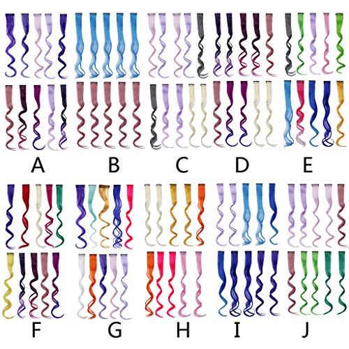 Pelucas de pelo largo ondulado, 10 unidades, de VOVOVOL B