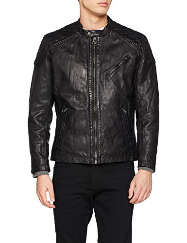Pepe Jeans Damascus Chaqueta, Negro (Black 999), Small para Hombre