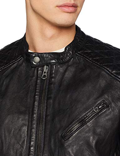 Pepe Jeans Damascus Chaqueta, Negro (Black 999), Small para Hombre