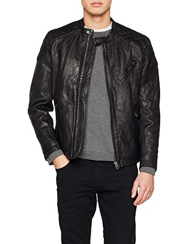 Pepe Jeans Damascus Chaqueta, Negro (Black 999), Small para Hombre