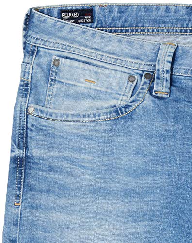 Pepe Jeans Kingston Zip, Vaqueros Regular para Hombre, Azul (11Oz Vintage 8 Dip S55), W29/L32