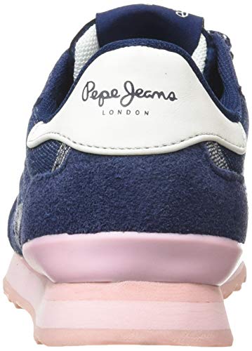 Pepe Jeans London Belle Denim, Zapatillas para Niñas, Navy 595, 33 EU