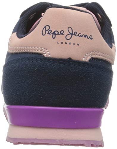 Pepe Jeans London Sydney Basic Girl Aw20, Zapatillas para Niñas, 581 Azul Oscuro, 40 EU