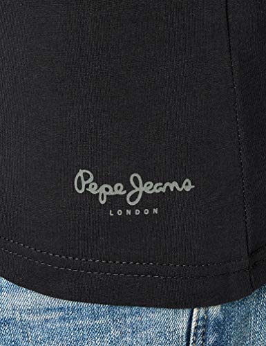 Pepe Jeans Original Basic L/S PM503803 Top de manga larga, Negro (Black 999), Large para Hombre