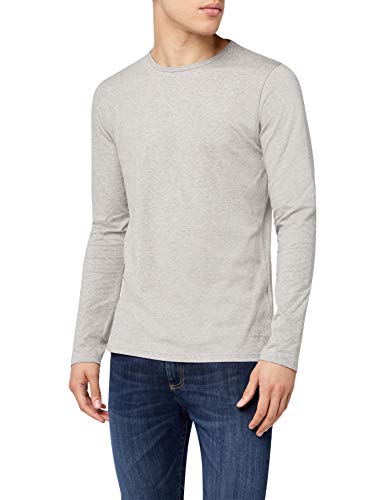 Pepe Jeans Original Basic L/S, Top de Manga Larga Para Hombre, Gris (Grey Marl), XX-Large