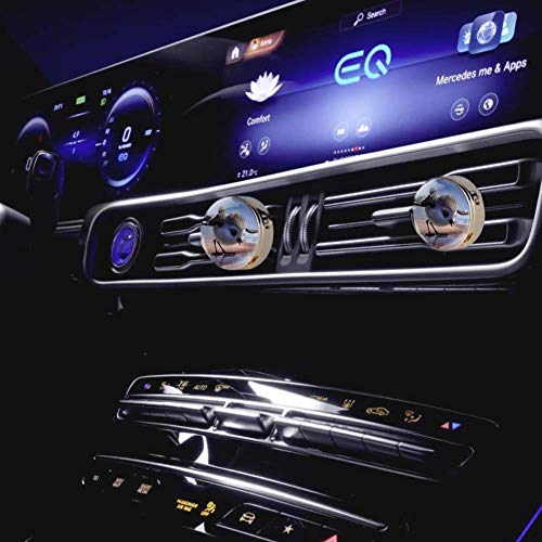 Pequeña ave Difusor De Aceites Esenciales De Aromaterapia Para Automóviles 2 Piezas De Desodorante De Aire Fresco Con Clips De Ventilación Y Recargas 34x46.5mm