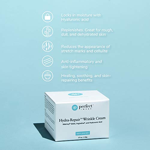 Perfect Image - Crema hidratante reparadora para las arrugas con péptidos (después del peeling) – enriquecida con Matrixyl® 3000, Argireline®, ácido hialurónico y extractos naturales de plantas