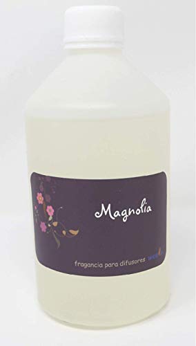 Perfume para difusores de fragancia profesionales para negocio y comercio (500 ml, Magnolia)