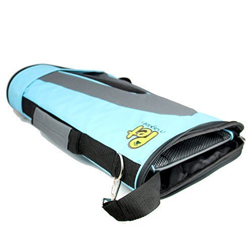 PET MAGASIN Transportadora para Mascotas Flexible, aceptada por aerolíneas, a Prueba de Agua y Plegable, para Gatos, Perros pequeños y Cachorros, para Aviones y Autos (46 x 29 x 25,4 cm)