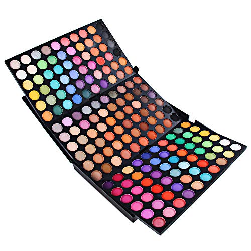 PhantomSky 180 Colores Sombra de Ojos de Maquillaje Cosmética Kit - Perfecto Paleta para Uso Profesional y Diario