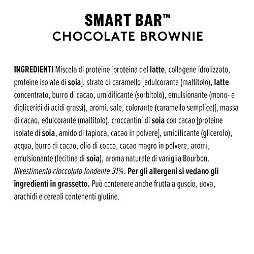 PhD Smart Bar (12X64G) 12 Unidades 770 g, Brownie De Chocolate