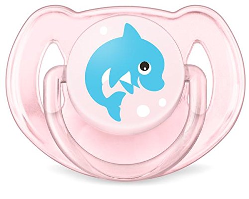 Philips AVENT SCF169/38 - Chupete (Chupete clásico para bebés, Silicona, Rosa, 6 mes(es), 18 mes(es), Inglaterra)
