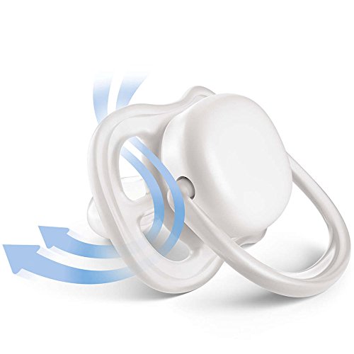 Philips Avent Ultra Air - Chupete para niña (0-6 meses, 4 unidades, incluye 2 cajas de transporte esterilizadas)