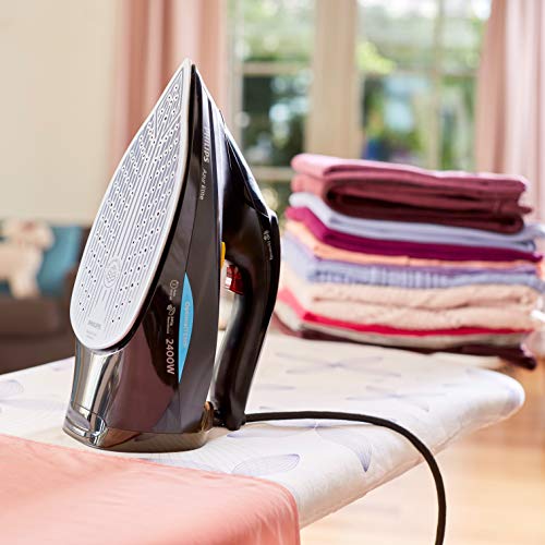 Philips Azur Elite GC5033/80 - Plancha Ropa Vapor sin quemaduras ni necesidad de realizar ajustes de la temperatura, 3000 W, Golpe Vapor 250g, Vapor Continuo 65g, Suela SteamGlide Advanced