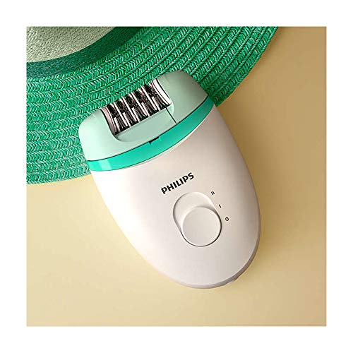 PHILIPS BRE245/00/WH/GN Depiladora Satinelle BRE245/00 Essential, 2 Velocidades, Plastic
