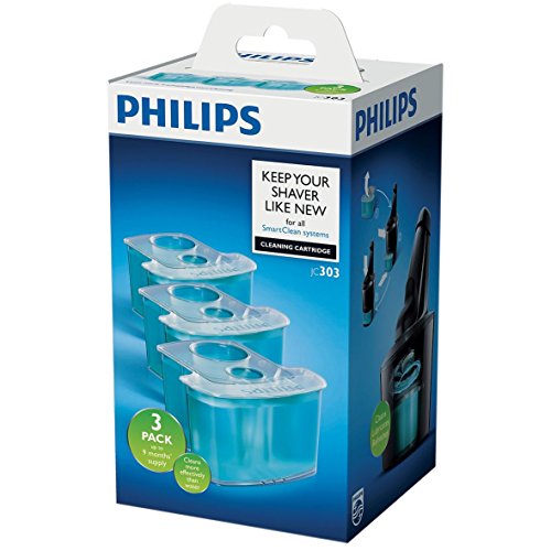Philips Cartucho de limpieza JC303/50 - Accesorio para máquina de afeitar (Azul, 170 ml)